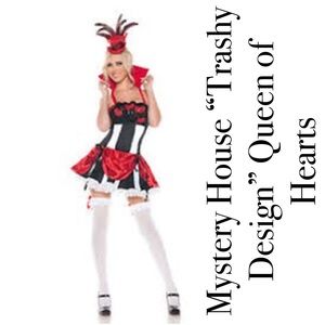 Mystery House  Trashy Queen Of Hearts Costume